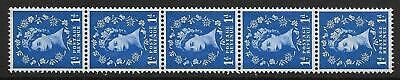 S20 1d Wilding Green Phosphor coil strip UNMOUNTED MINT/MNH