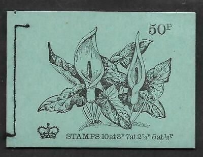 DT6 May 1972 British Flowers #6 50p Stitched Booklet - complete