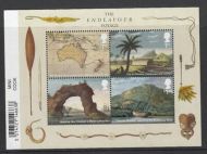 2018 Captain Cook - Endeavour miniature sheet UNMOUNTED MINT MNH
