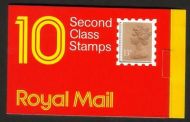 GI1 1986 10 x 2nd Window Square tab Code H Barcode Booklet - No Cylinder