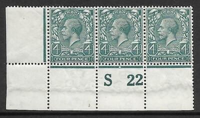N23(5) 4d Pale Slate Green Royal Cypher Control S22 perf MOUNTED MINT