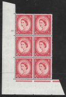 2½d Wilding Edward Crown cyl 22 No Dot perf type A(E/I) UNMOUNTED MINT