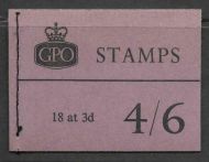 L12 4 6 Wilding GPO booklet - Oct 59 good perfs UNMOUNTED MINT