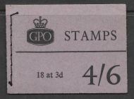 L21p 4 6 Wilding GPO booklet - Aug 60 good perfs UNMOUNTED MINT
