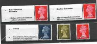Full Set of Pre-decimal Machins with SPECIMEN overprint - UNMOUNTED MINT MNH