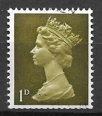 Sg 724s 1d Pre-decimal Machin with SPECIMEN overprint UNMOUNTED MINT MNH