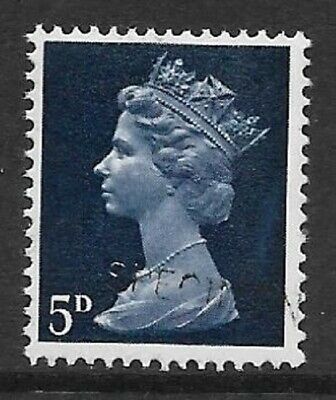 Sg 735s 5d Pre-decimal Machin - SPECIMEN overprint single UNMOUNTED MINT