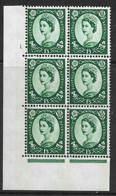 1/3 Blue Phosphor on White cylinder 1 Dot perf A(E/I) UNMOUNTED MINT
