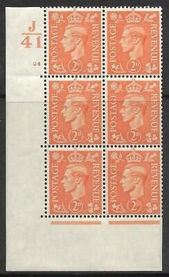 2d Pale Orange J41 24 No Dot perf 5(E I) UNMOUNTED MINT
