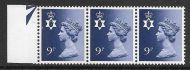 9p N.Ireland Regional with missing phosphor strip of 3 UNMOUNTED MINT