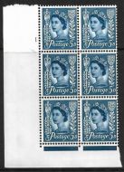 Sg XJ9 5d Jersey 2x9.5mm Cyl 1 No Dot perf FL (I E) UNMOUNTED MINT