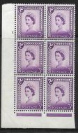 Sg XM4 3d Isle of Man White paper Cyl 1 No Dot perf FL (I E) UNMOUNTED MINT