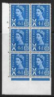 Sg XS9 4d Scotland Crowns Cyl 2 Dot perf A(E I) UNMOUNTED MINT