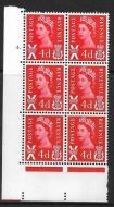 Sg XS14 4d Scotland No wmk 1CB Cyl 4 Dot perf A(E I) UNMOUNTED MINT