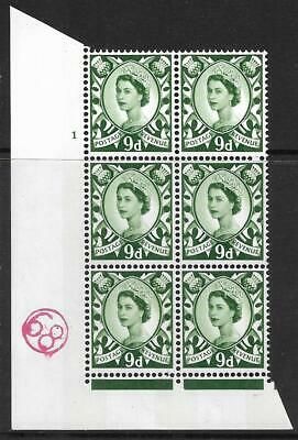 Sg XS21 9d Scotland 2B No Wmk Cyl 1 No Dot perf F L(I E) UNMOUNTED MINT