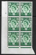 Sg XS25b 1 3 Scotland 2 x 8mm Violet Cyl 4 No Dot perf FL(I E) UNMOUNTED MINT