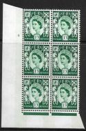 Sg XS25b 1 3 Scotland 2 x 8mm Violet Cyl 8 No Dot perf FL(I E) UNMOUNTED MINT