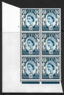 Sg XS27 1 6 Scotland 2 x 9.5mm Violet Cyl 1 No Dot perf FL(I E) UNMOUNTED MINT