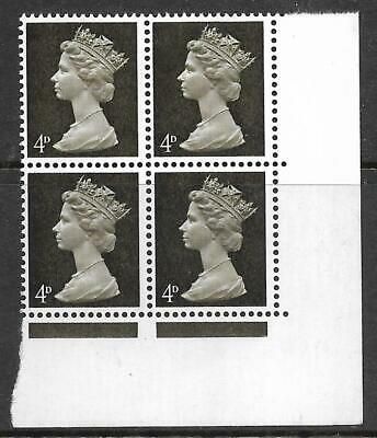 U13 Sg 732 4d Pre-decimal Machin -1CB with missing phosphor block UNMOUNTED MINT