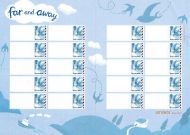 6 different Smiler Sheets - personalised all with blank labels UNMOUNTED MINT