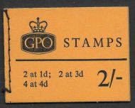 N26 2 - Oct 1966 Wilding AVC GPO Booklet complete with Advert panes ONLY!