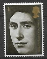 Sg 806c 1969 1 - Investiture of Prince Wales Diagonal Broad Band UNMOUNTED MINT