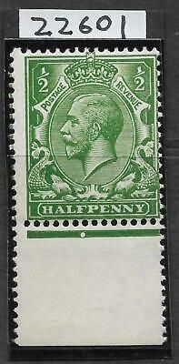 N14(-) unlisted ½d Very deep Bright Yellow Green with cert MOUNTED MINT