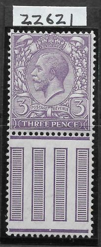 N22(-) 3d Very Pale Reddish Violet Royal Cypher with Hendon cert UNMOUNTED MINT