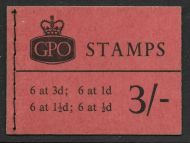 M35 3 - June 1961 Wilding AVC GPO Advert booklet -  Advert panes only!
