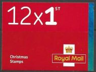 LX55 2017 Christmas Barcode Booklet 12 x 1st Class No Cylinder