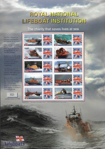 GB 2008 RNLI Buckingham Smiler sheet UNMOUNTED MINT MNH