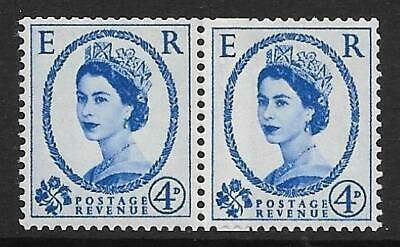 S82 4d Edward watermark Coil Join pair UNMOUNTED MINT