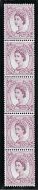 S108 Vertical Wilding Multi Crown on White coil strip UNMOUNTED MINT