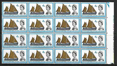 1963 Sg 640b Lifeboat 4d (Ord) Listed Variety - spot under i UNMOUNTED MINT