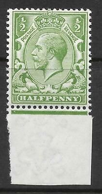 N14(11) ½d Bright Yellow Green Royal Cypher with copy RPS cert UNMOUNTED MINT