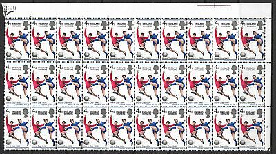 Sg 693a 1966 World Cup 4d (Ord) - Patch on Thigh R.3 20 UNMOUNTED MINT
