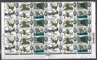1965 Battle of Britain 4d (Ord) Cyl - Flaws - Damaged Wing Tailplane MNH