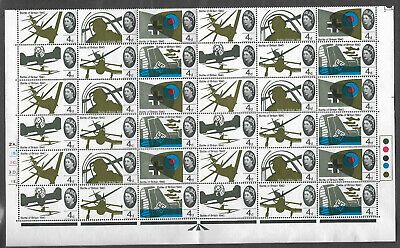 1965 Battle of Britain 4d (Ord) Cyl - Flaws - Damaged Wing Tailplane MNH
