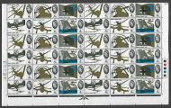 1965 Battle of Britain 4d (Phos) Cyl - Flaws - Damaged Wing Tailplane  NB MNH