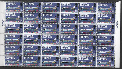 1967 EFTA 1 6 (Ord) - Listed Flaws Broken Ribbon  Broken Strut - MNH