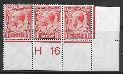 N16(1) 1d Bright Scarlet Royal Cypher Control H16 perf UNMOUNTED MINT