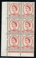 4½d Blue Phosphor on Cream PHOTO cyl 7 Dot perf type C(E P) UNMOUNTED MINT