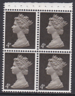 UB10 Pre-decimal Machin Booklet Pane Perf I 1 2v - UNMOUNTED MINT MNH