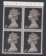 UB12 Pre-decimal Machin Booklet Pane Perf I - UNMOUNTED MINT MNH