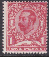 Sg 328 N7(4) 1d Carmine Downey Head unmounted mint MNH