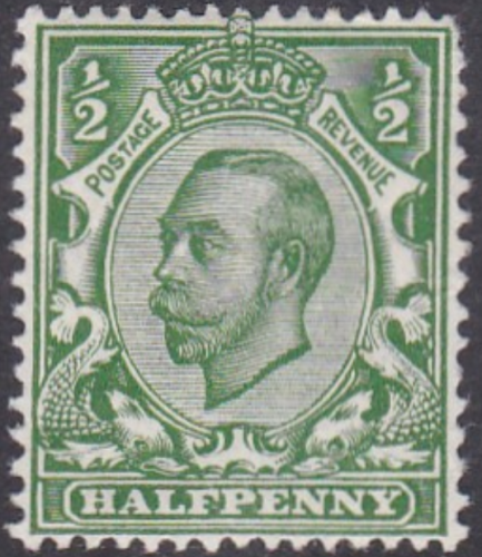 Spec N4(2) ½d Pale Green Downey Head UNMOUNTED MINT/MNH