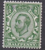 Spec N4(3) ½d Deep Green Downey Head UNMOUNTED MINT MNH