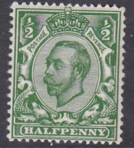 Spec N4(3) ½d Deep Green Downey Head UNMOUNTED MINT MNH