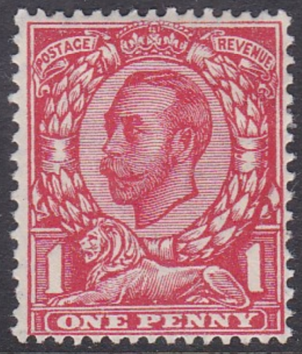 spec N13(2) 1d Bright Scarlet Downey Head UMOUNTED MINT/MNH