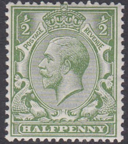 N14(9) ½d Dull Yellow (apple) Green Royal Cypher UNMOUNTED MINT